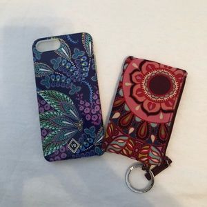 Vera Bradley case and pouch